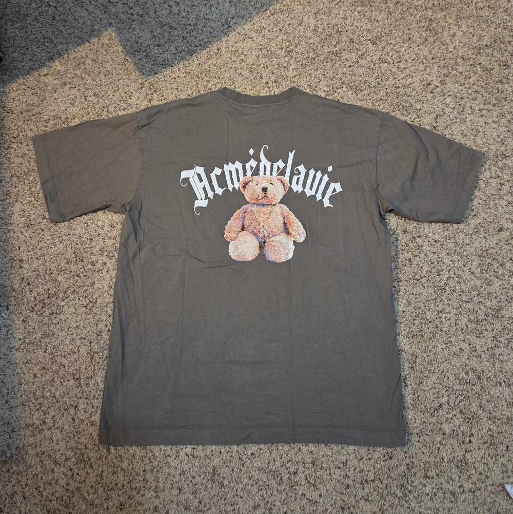 Gray Teddy Bear Kids T-Shirt